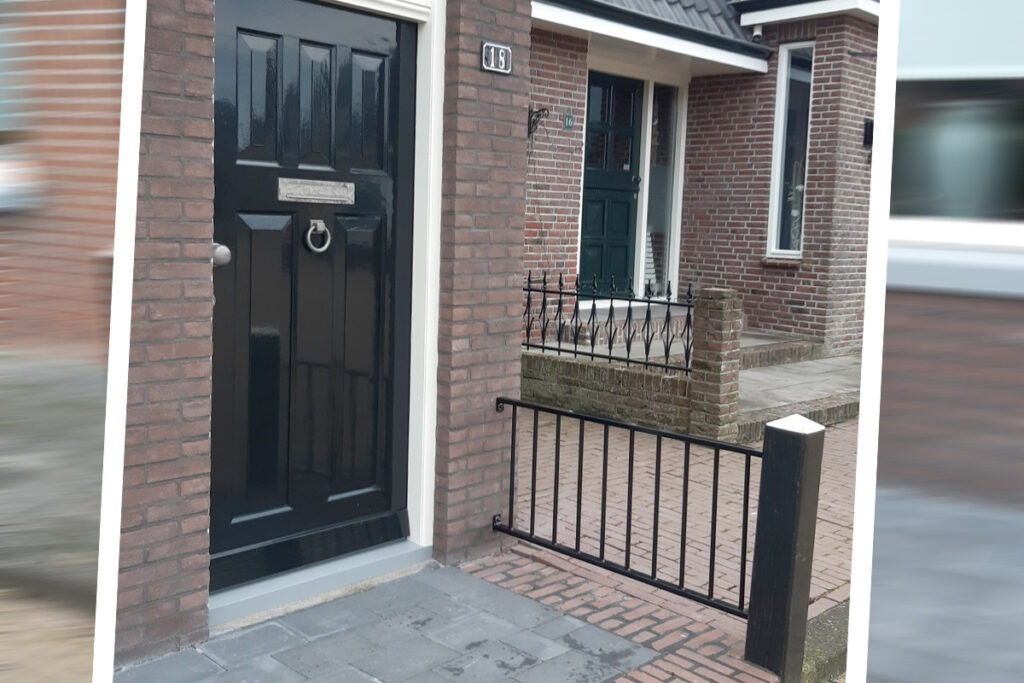 Kleine hekjes voor voortuin