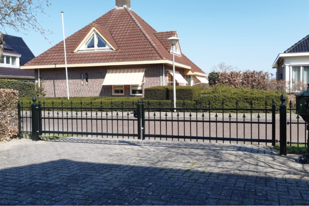 Stalen poort luxe