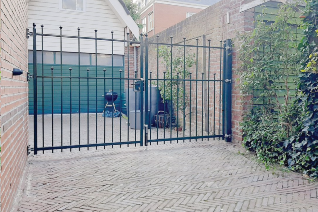 Stalen poort luxe