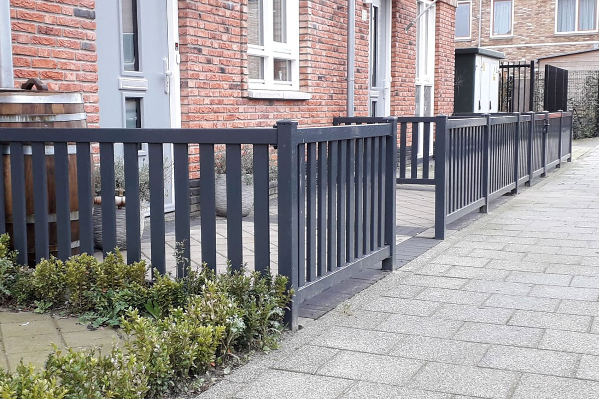Alternatief houten tuinhekwerk