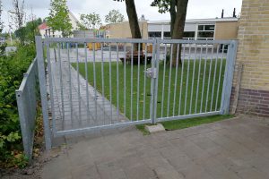 gegalvaniseerde poort