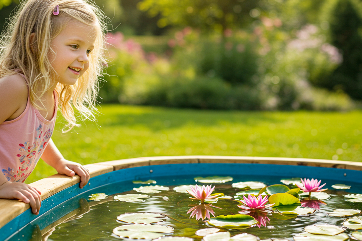 vijver kindveilig maken