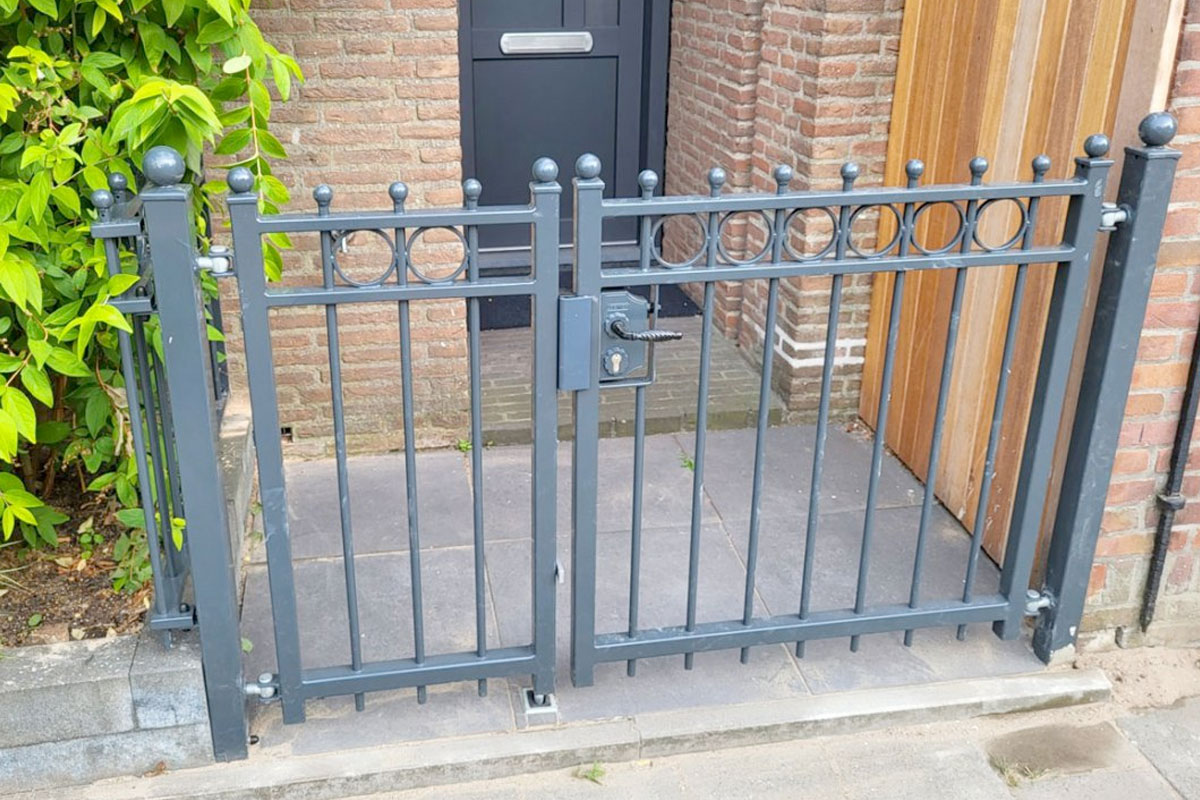 Dubbele poort voor tuin