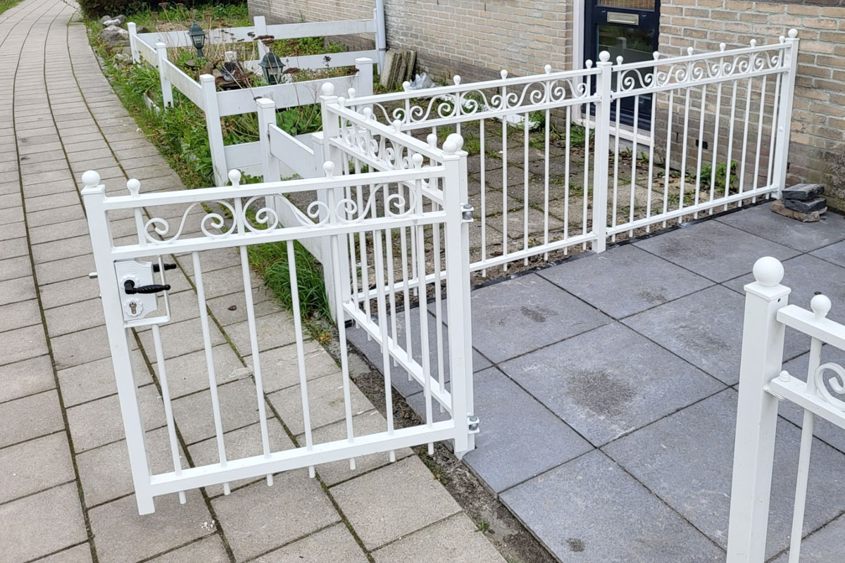 Sierhekwerk in Lelystad
