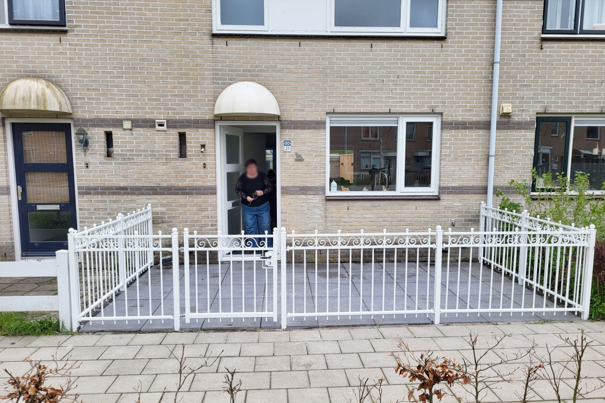 Sierhekwerk in Lelystad