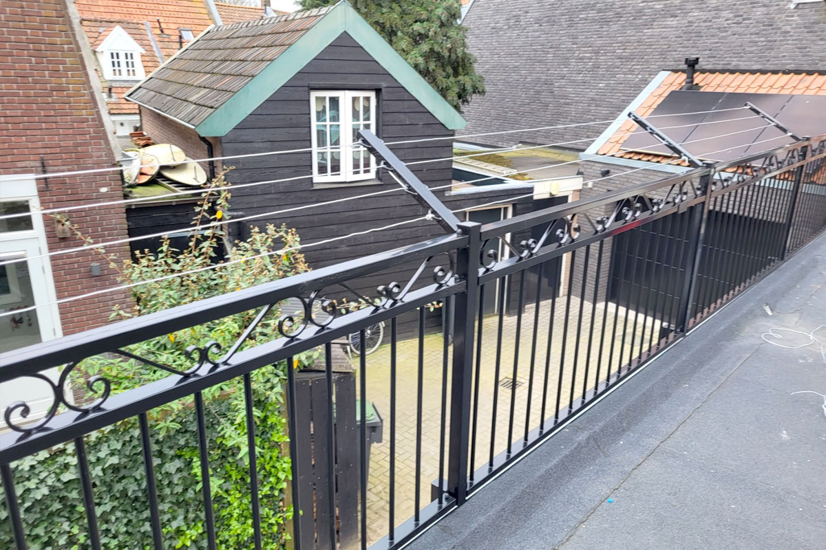 Sierhekwerk dakterras Harderwijk