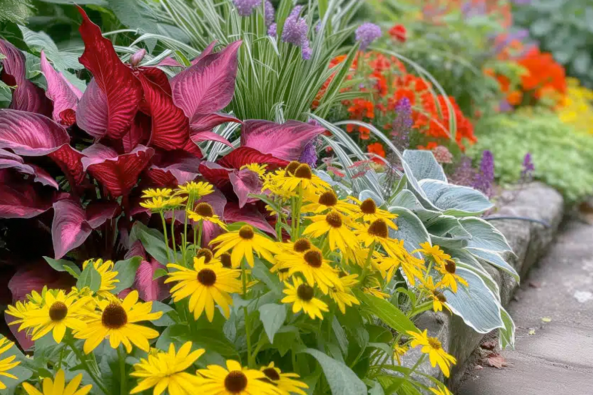 Planten in de voortuin