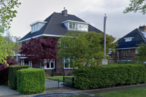 Dubbele draaipoort van staal