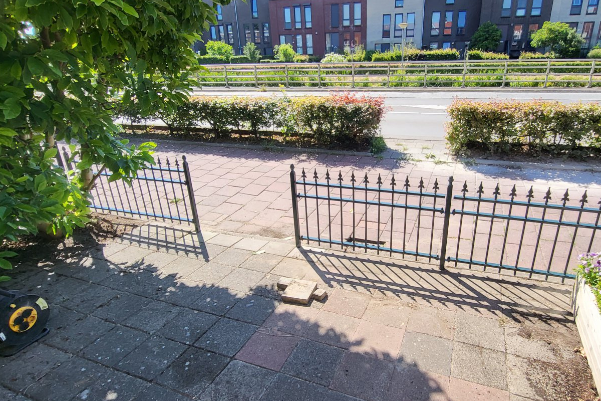 sierhekwerk met hekpunten