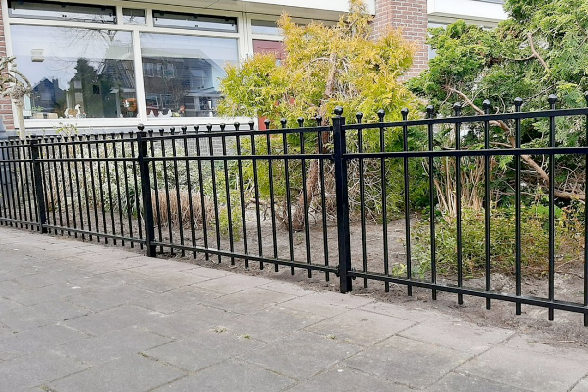 Stalen hekwerk voor tuin