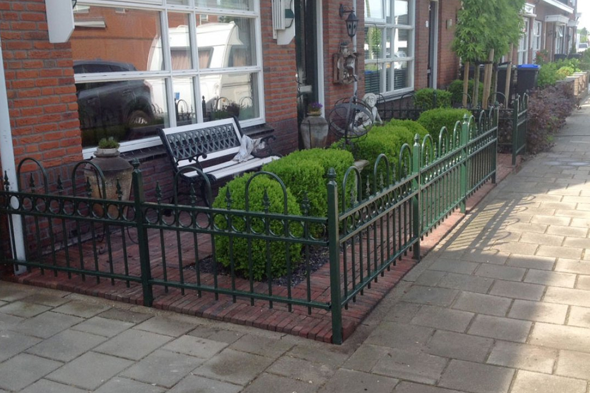 Tuinhekwerk groen gepoedercoat