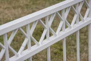 Tuinhekwerk wit gepoedercoat