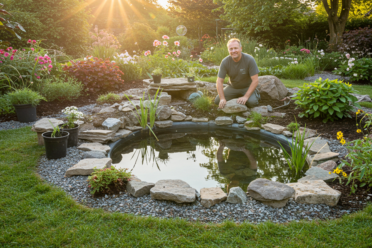 hoe leg je een natuurlijke vijver aan?