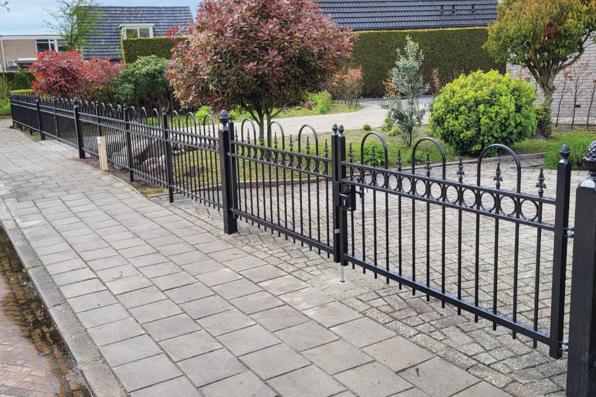 Stalen poort luxe